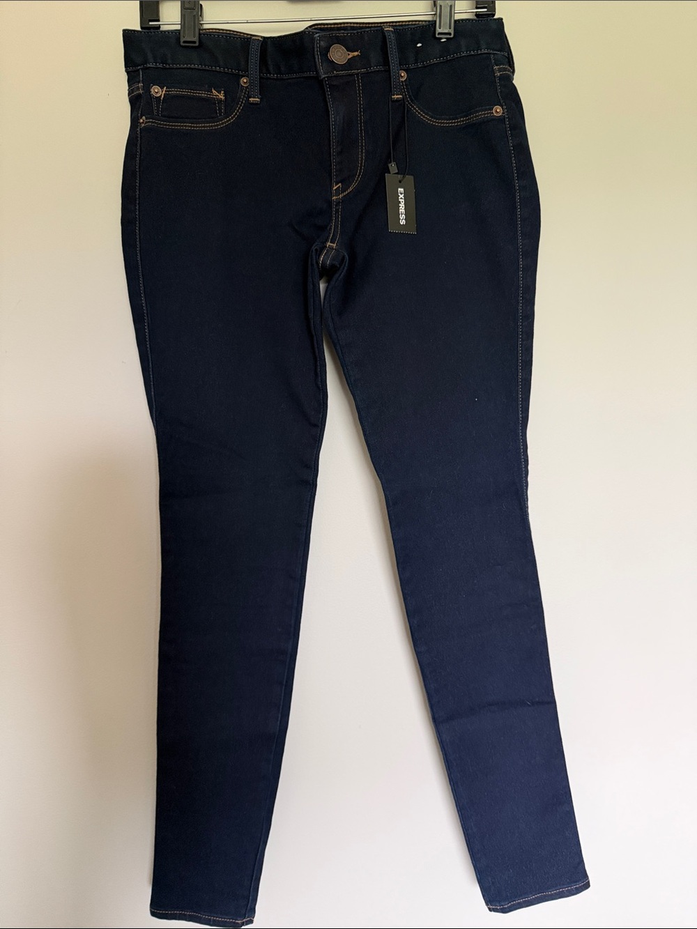 Express Women's Deep Indigo Skinny Jeans